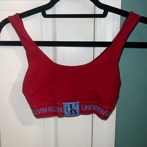 Calvin Klein Underwear Red Bralette